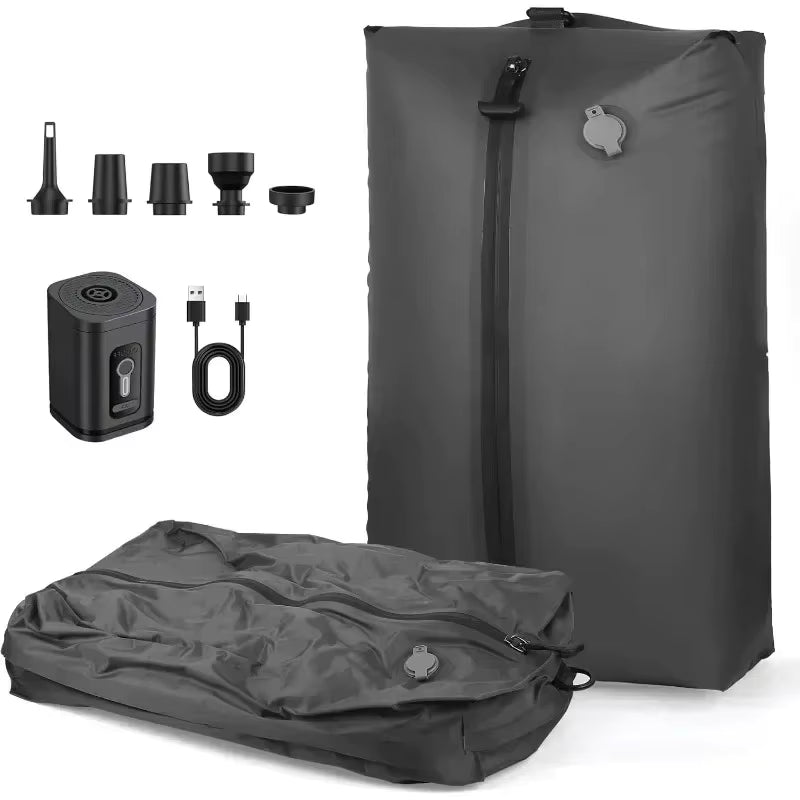 Bolsa de vacio con bomba para viajar