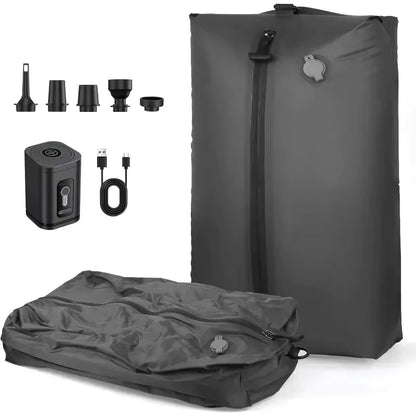 Bolsa de vacio con bomba para viajar